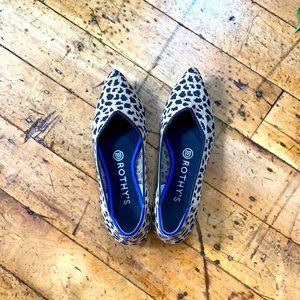 Rothy’s Cheetah the Point size 6.5